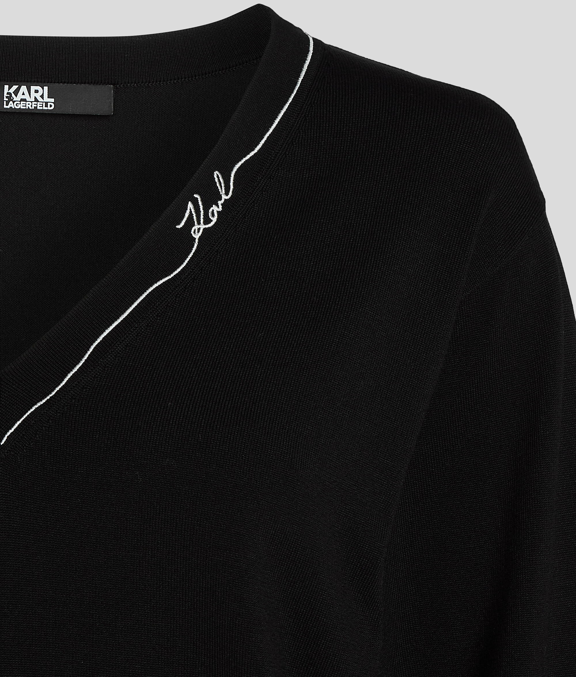 (image for) Simple KARL SIGNATURE V-NECK JUMPER